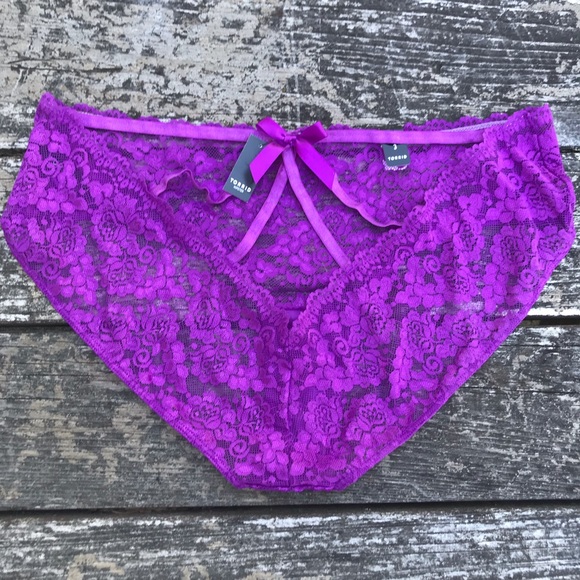 Torrid Lace Hipster Panty Underwear w/cute detail - Picture 7 of 8